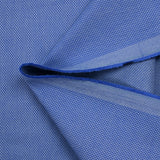 Jacquard de coton fantaisie Jacob bleu azur