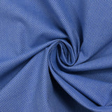 Jacquard de coton fantaisie Jacob bleu azur
