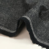 Coton lourd tissé-teint mini chevron anthracite