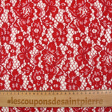 Dentelle festonnée Maud rouge