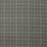 Prince of Wales woven-dyed polyviscose black and white beige line