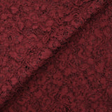 Dentelle festonnée Maud bordeaux