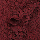 Dentelle festonnée Maud bordeaux