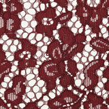 Dentelle festonnée Maud bordeaux