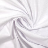 Jersey de coton blanc optique