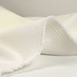 Crêpe polyviscose blanc cassé