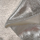 Lamé de polyamide et acétate argenté