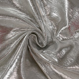 Lamé de polyamide et acétate argenté