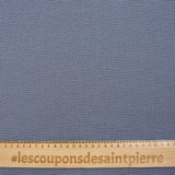 Jersey de coton imprimé harmonie noir fond bleu layette