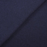 Maille de laine côtelée Lorette bleu marine