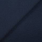 Maille de laine mélangée côtelée Selina bleu marine