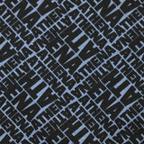 Athena jersey de algodón estampado fondo azul gris