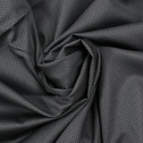 Coton imprimé pois 1mm fond gris