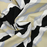 Pasaje negro de algodón Satin Elastane
