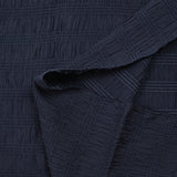 Coton smocké bleu nuit