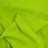 Jersey de coton jaune fluo chiné
