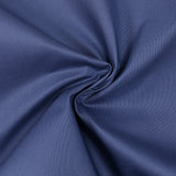 Twill de coton déperlant bleu barbeau