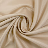 Doublure satin de polyester champagne