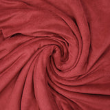 Maille éponge polyester rouge fraise