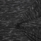 Flammed polyester jersey anthracite gray background