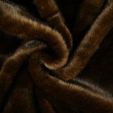 Faux fur rosanna short brown