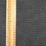 Maille résille tressée polyester noir