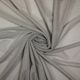 Maille résille tressée polyester gris