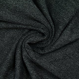 Lainage polyviscose gratté noir