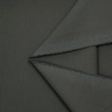 Double polyester crepe with mouse gray twill backing