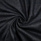 Drap de laine chiné gris anthracite et bleu