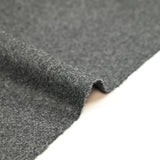 Tela de traje gris ratón jaspeado mezcla lana
