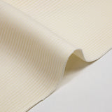 Jersey de viscose côtelé bord-côte écru