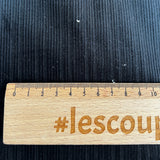 Velours côtelé 100% coton double rayure noir