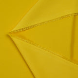 Crêpe polyester jaune soleil