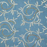 Light blue embroidered Amanda jeans