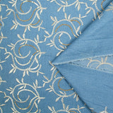 Light blue embroidered Amanda jeans