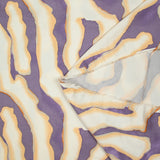 Satin de viscose imprimé Colorado mauve