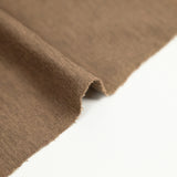 Jersey de viscose double face chiné marron clair