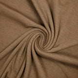 Jersey de viscose double face chiné marron clair