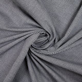 Coton tissé teint carreaux noir et blanc fond gris