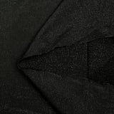 Maille de polyester brillante noire