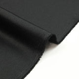 Crêpe de polyester satiné noir carbone