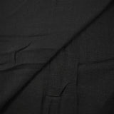 Crepe de viscosa negro brillante