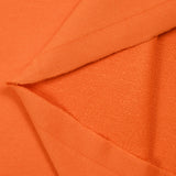 Jersey French Terry 100% algodón naranja mandarina