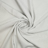 Viscose imprimée pois fond blanc