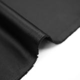 Satin de polyester fluide noir