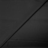 Satin de polyester fluide noir