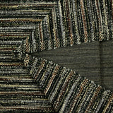 Maille aspect tweed lurex bouclette taupe, ocre et kaki