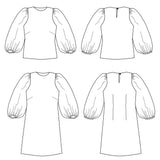 DAHLIA Blouse-Dress sewing pattern