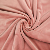 Very soft nose blush velvet jersey